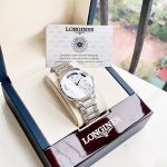 Longines Master Worldtime Automatic Mặt Tròn Dây Kim Loại Màu Bạc Lịch Ngày L2.631.4.70.6