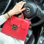 Furla Satchel S Màu Đỏ Ruby 851151