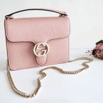 Gucci Crossbody Màu Hồng Dây Xích 510304 CA00G