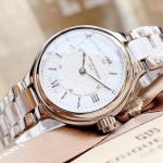 Frederique Constant Horological Smartwatch Mặt Tròn Khảm Trai Dây Kim Loại Màu Bạc 281WH3ER6B