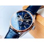 Orient Star Automatic Mặt Tròn Dây Da Màu Xanh RE-AV0111L00B