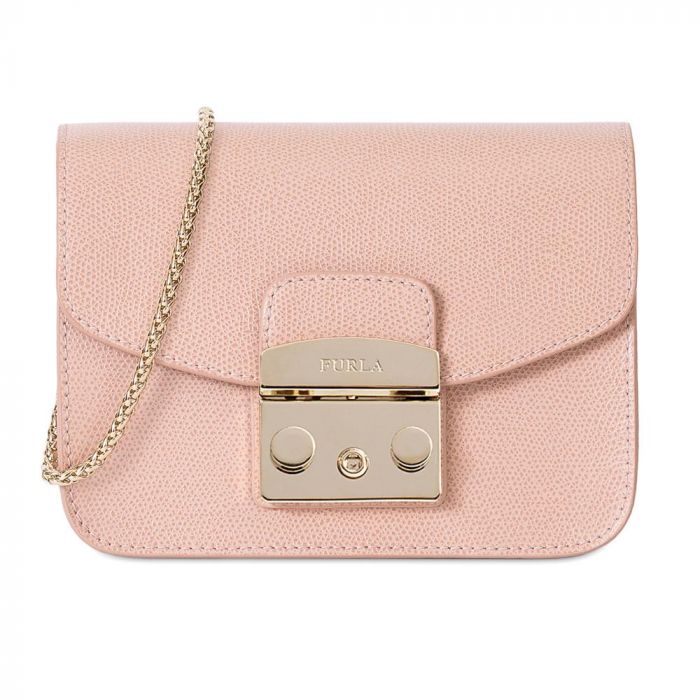 Furla Metropolis Mini Crossbody Màu Hồng Moonstone 851173