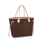 Louis Vuitton Neverfull MM Monogram Màu Nâu Lòng Nâu Kèm Zip Pouch