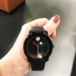 Movado Bold Mặt Tròn Dây Da Màu Đen 3600480