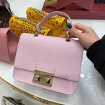 Furla Mini Bella Top Handle Màu Hồng Tím Fresia