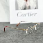 Cartier Gọng Cận Kim Loại Màu Vàng CT0045O 002