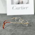 Cartier Gọng Cận Kim Loại Màu Vàng CT0045O 002