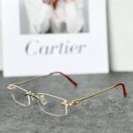 Cartier Gọng Cận Kim Loại Màu Vàng CT0045O 002
