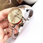 Burberry The Classic Round Demi Mặt Tròn Dây Kim Loại Lịch Ngày BU10118