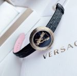 Versace Virtus Mini Duo Set Mặt Tròn Dây Kim Loại VET300121