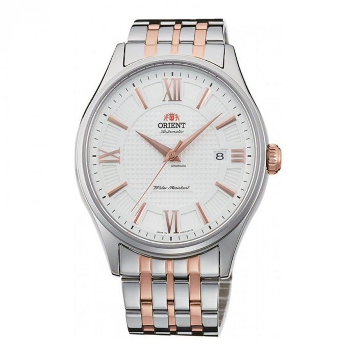 Orient Automatic Mặt Trắng Dây Kim Loại Demi SAC04001W0