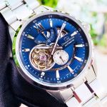 Orient Star Automatic Jocker Mặt Xanh Blue Dây Kim Loại Màu Bạc SDK05002D0