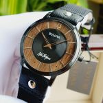 Bulova Mặt Số Tròn Dây Da 98A222