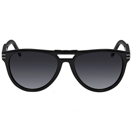 Montblanc Rectangular Sunglasses Mắt Xám Gọng Đen MB699S 01A 57