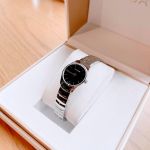 Calvin Klein Classic Mặt Đen Dây Kim Loại Màu Bạc K4D2314V