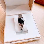 Calvin Klein Classic Mặt Đen Dây Kim Loại Màu Bạc K4D2314V