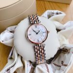 Frederique Constant Art Deco Quartz Mặt Khảm Trai Dây Kim Loại Demi FC-200MPWD2AR2B