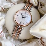 Frederique Constant Art Deco Quartz Mặt Khảm Trai Dây Kim Loại Demi FC-200MPWD2AR2B