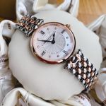Frederique Constant Art Deco Quartz Mặt Khảm Trai Dây Kim Loại Demi FC-200MPWD2AR2B