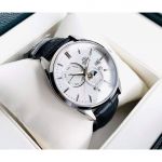 Orient Contemporary Sun And Moon Automatic Mặt Tròn Màu Trắng Dây Da Màu Đen Lịch Ngày Thứ RA-AK0305S10B