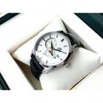 Orient Contemporary Sun And Moon Automatic Mặt Tròn Màu Trắng Dây Da Màu Đen Lịch Ngày Thứ RA-AK0305S10B