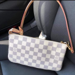 Louis Vuitton Pochette Accessoires Kẹp Nách Màu Trắng Damier Azur Canvas N41207