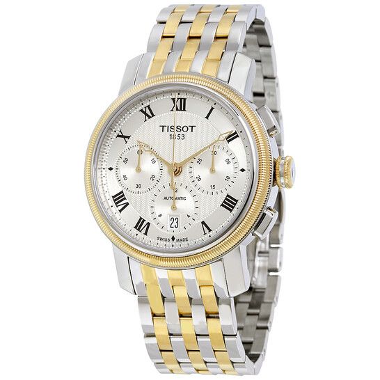 Tissot Bridgeport Chronograph Automatic Mặt Trắng Dây Kim Loại T097.427.22.033.00