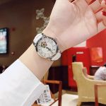 Tissot Heart Flower Mặt Số Tròn Dây Da Trắng T050.207.17.117.05