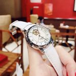 Tissot Heart Flower Mặt Số Tròn Dây Da Trắng T050.207.17.117.05