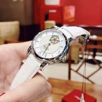 Tissot Heart Flower Mặt Số Tròn Dây Da Trắng T050.207.17.117.05