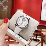 Tissot Heart Flower Mặt Số Tròn Dây Da Trắng T050.207.17.117.05