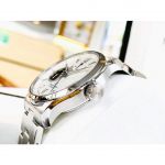 Orient Star Automatic Open Heart Mặt Tròn Màu Trắng Dây Kim Loại Màu Bạc RE-AT0003S00B