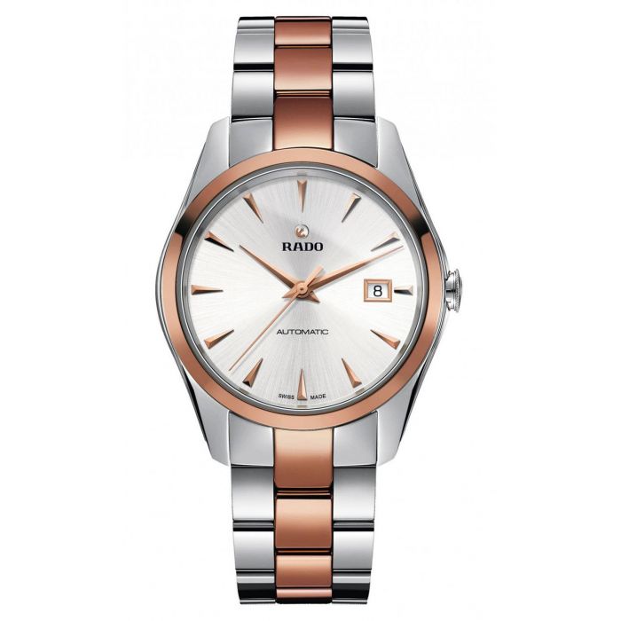 Rado Hyperchrome Automatic Demi Vàng Hồng Mặt Tròn Dây Kim Loại Lịch Ngày R32980112