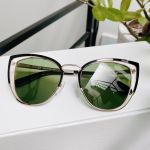 Salvatore Ferragamo Kính Mát Mắt Mèo Gọng Kim Loại SF183S 001