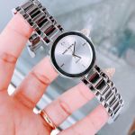 Anne Klein Diamond Mặt Tròn Dây Kim Loại Màu Bạc AK/1362SVSV