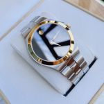 Movado Movado Collection Mặt Số Đen Tròn Dây Kim Loại Bạc 0606909