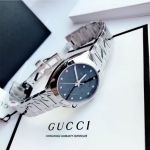Gucci GG2570 Diamond Mặt Tròn Dây Kim Loại YA142503