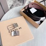 Coach Plaque Harness Cut-To-Size Reversible Belt 2 Mặt 2 Màu Dây F65185