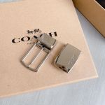 Coach Plaque Harness Cut-To-Size Reversible Belt 2 Mặt 2 Màu Dây F65185