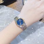 Citizen Corso Mặt Số Tròn Xanh Dây Kim Loại Demi EW2294-53L