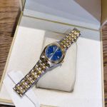 Citizen Corso Mặt Số Tròn Xanh Dây Kim Loại Demi EW2294-53L