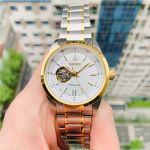 Seiko Open Heart Mặt Tròn Dây Demi SCVE058