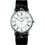 Longines La Grande Presence Automatic Cọc Số La Mã Dây Da Đen L4.921.4.11.2