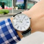 Longines La Grande Presence Automatic Cọc Số La Mã Dây Da Đen L4.921.4.11.2