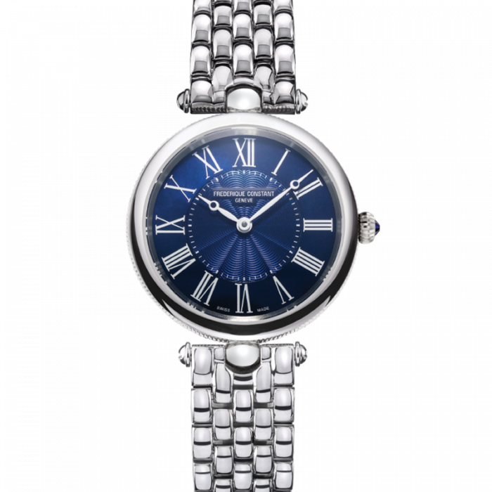Frederique Constant Classics Art Deco Quartz Cọc Số La Mã Dây Kim Loại FC-200MPN2AR6B