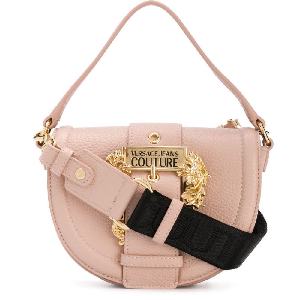 Versace Jeans Couture Baroque-buckle Tote Bag In Pink xách tay