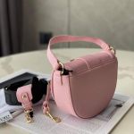 Versace Jeans Couture Baroque-buckle Tote Bag In Pink