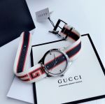 Gucci G-Timeless Quartz Mặt Tròn Dây Nato YA1264071