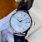 Seiko Presagge Cocktail Mặt Số Tròn Dây Da Đen SRPB43J1