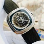 Sevenfriday T-Series Gradient Mặt Vuông Dây Dù Xanh T2/01